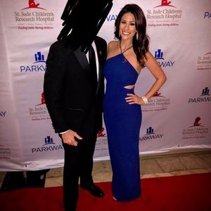 Aidan cut out evening gown